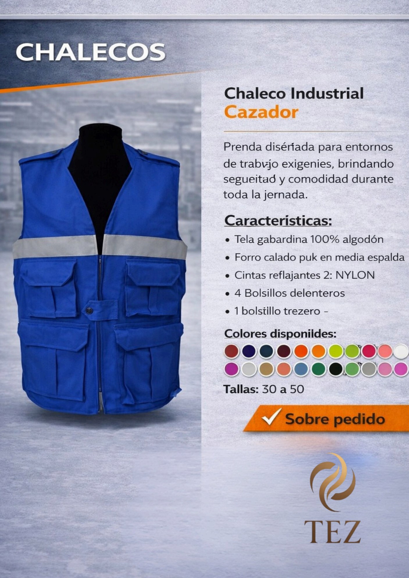 Chaleco Industrial Cazador