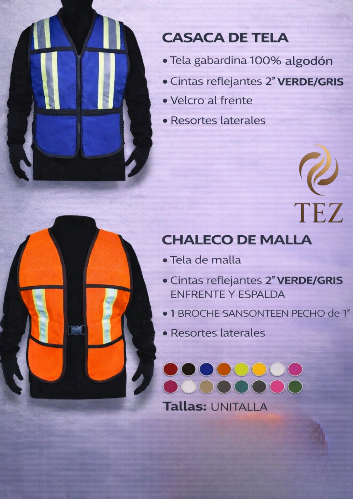CHALECO DE MALLA