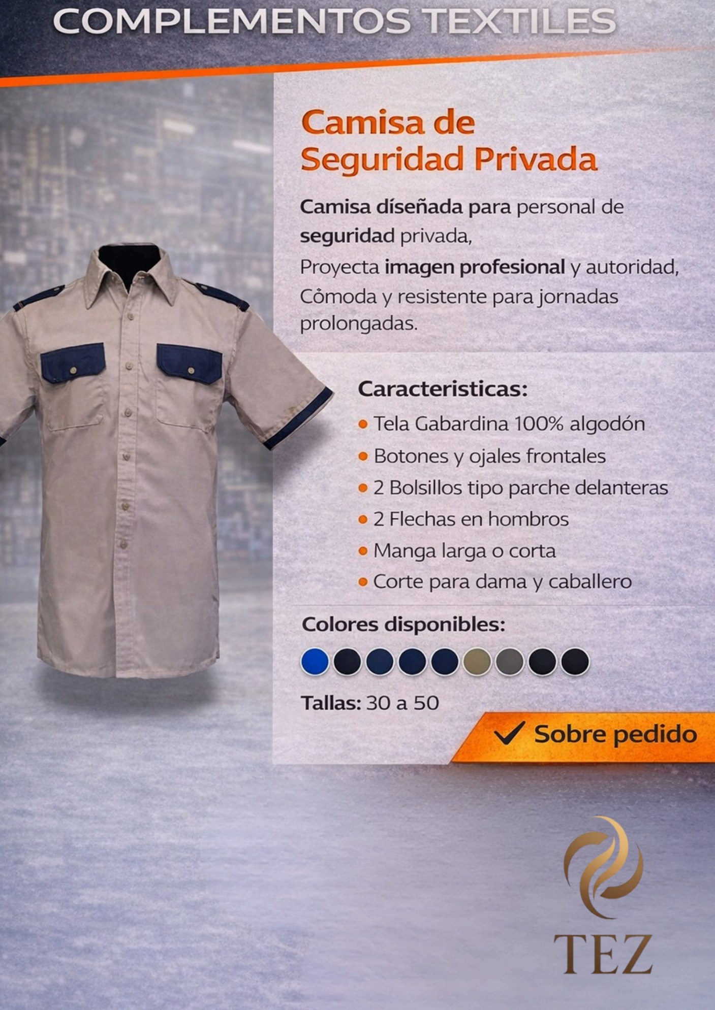 Camisa de Seguridad Privada
