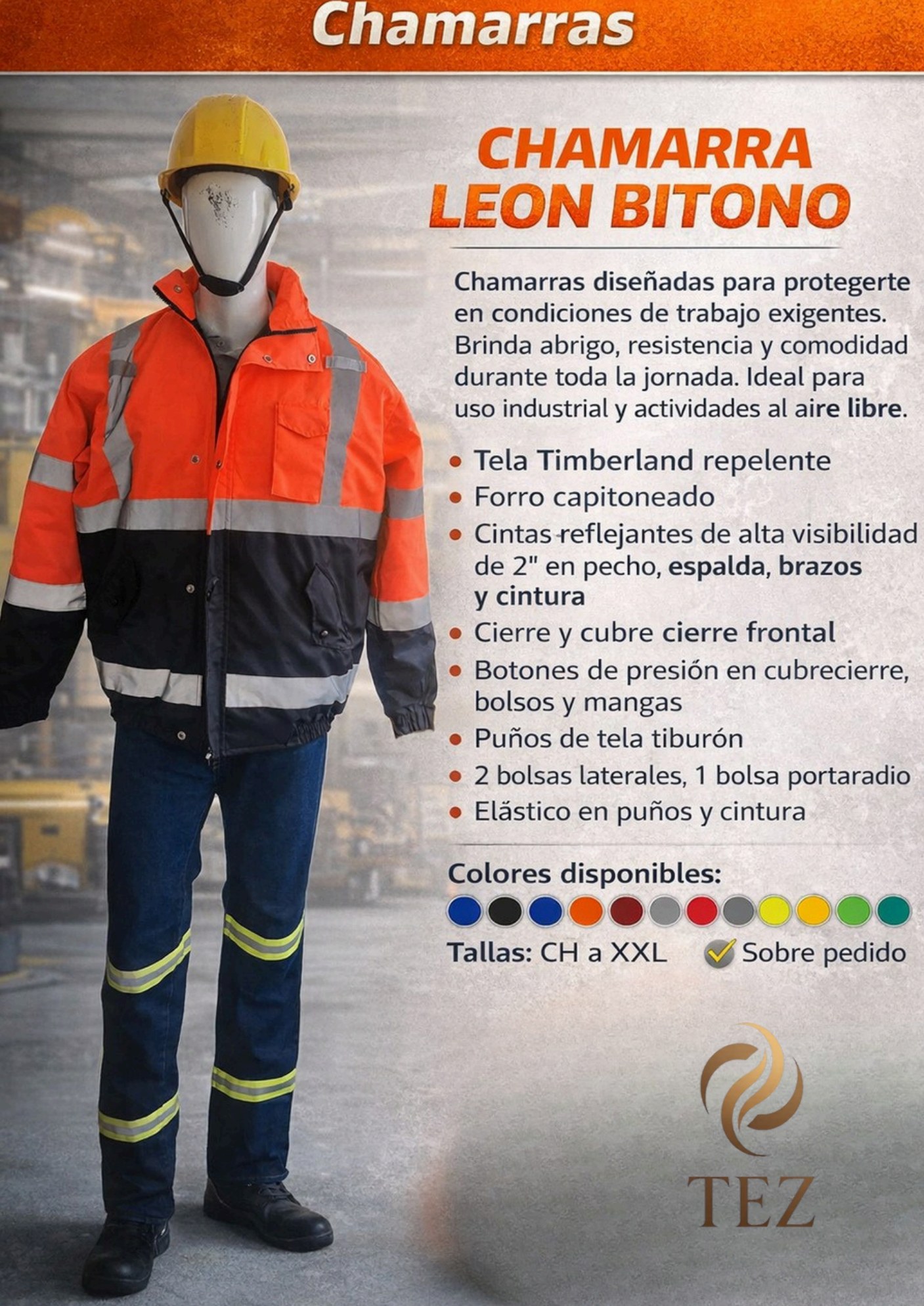 CHAMARRA LEON BITONO